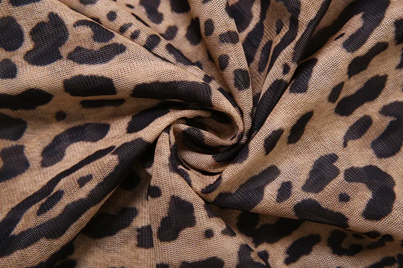 Title 10, Slim-fit leopard-print dress for a bold and sty...