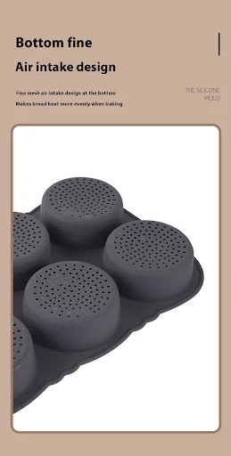 Title 7, Household Edible Silicone Hamburger Mold, Round...