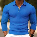 Men's Long Sleeve Button Sweatshirt offers comfort and style. Perfect for layering, this soft, versatile sweatshirt prov — photo 13