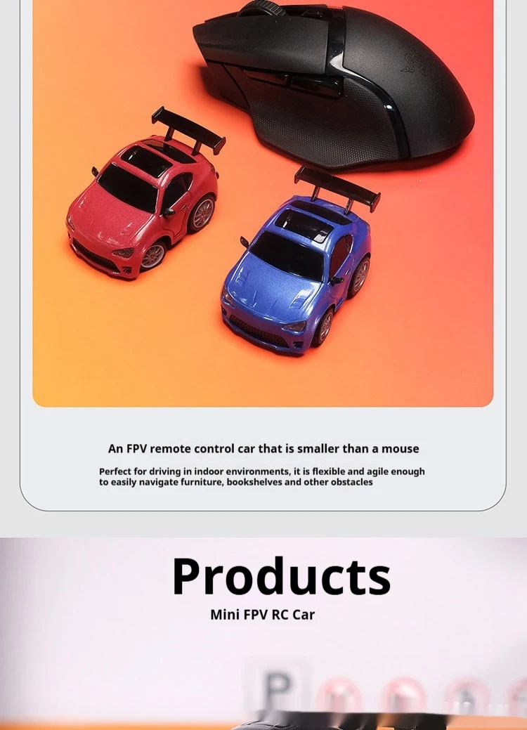 Carro de Brinquedo com Controle Remoto Visual Immersed Racing para Meninos, Presente Ideal, Diversão e Imersão — foto 4