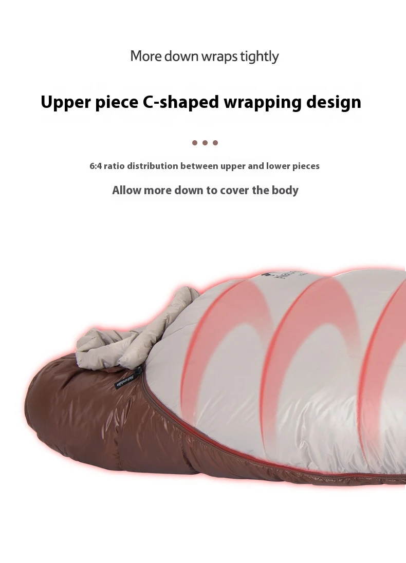 Title 5, High Down Feather Sleeping Bag for Ultimate Com...