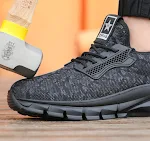 Camouflage Flying Woven Labor Protection Shoes with Steel Toe Caps. Durable, comfortable, and safe for demanding jobs. — photo 19