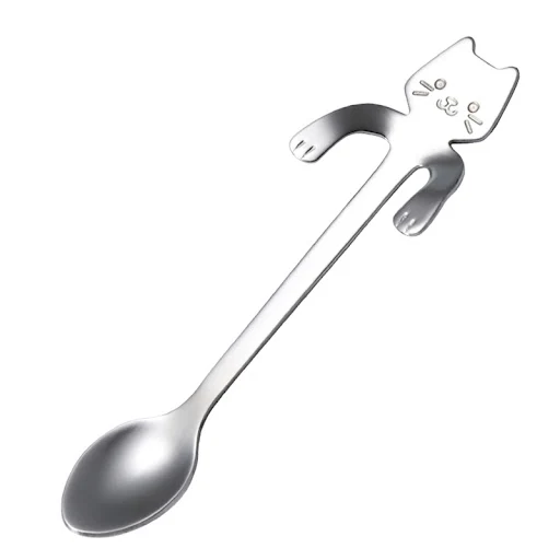 Title 7, Stainless Steel Small Spoon Creative Cartoon Cu...