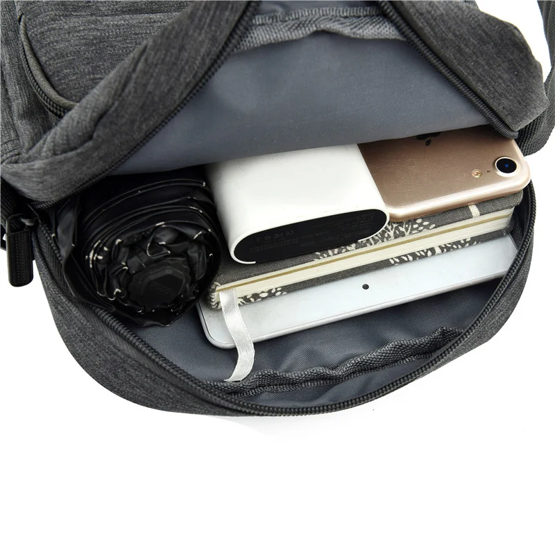Bolsa Mensageiro Oxford para Negócios Masculina, Ombro e Transversal, Resistente e Elegante, Ideal para Trabalho e Uso Diário, Amplo Espaço — foto 8