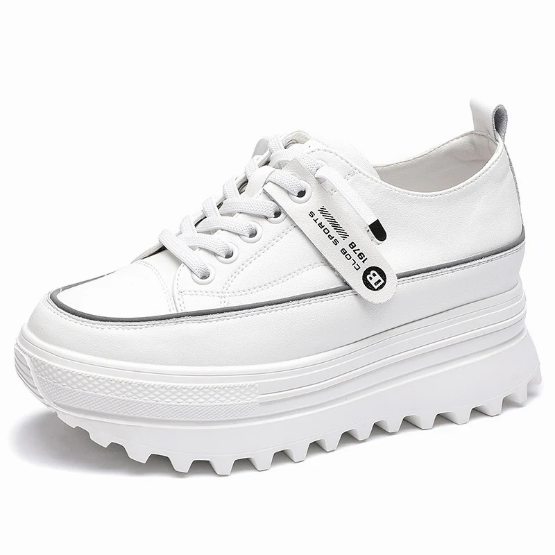 Title 5, Zapatos casuales de cuero con altura interior y...