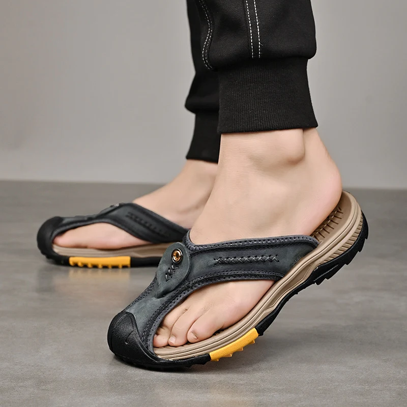 Fashionable Personalized Clip Men's Slippers. Provide ultimate comfort and style with a unique, adaptable design, perfec — photo 2