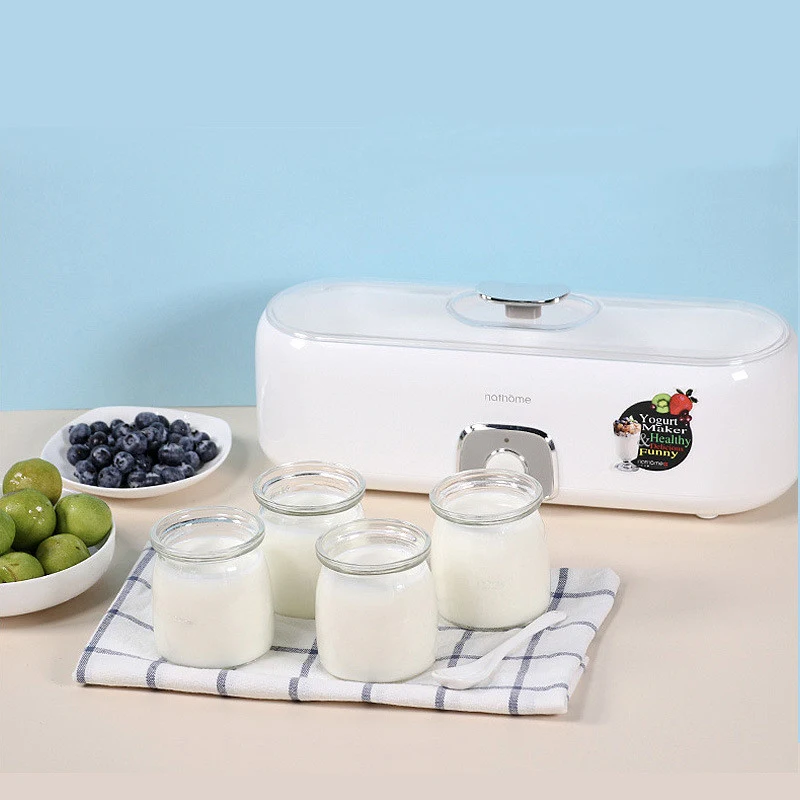 Title 6, Household Automatic Yogurt Maker with Glass Div...