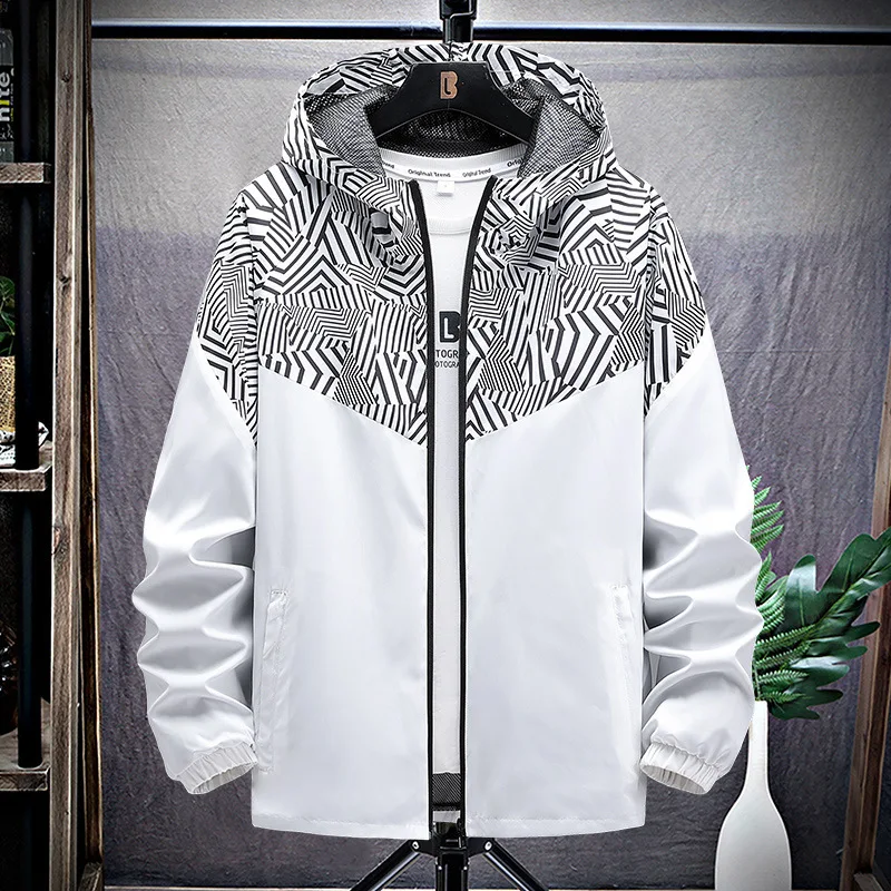 Title 6, Mens Hooded Jacket Running Windbreaker lightwe...