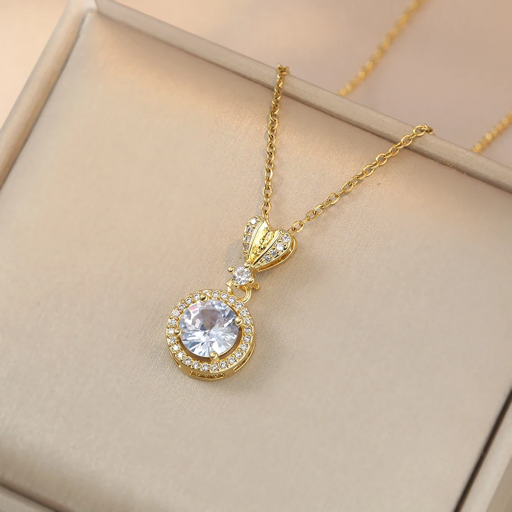 Brincos de diamante completo de alta qualidade, combinando com tudo, que não desbotam, design minoritário de luxo leve, conjunto de zircônia feminino. — foto 7