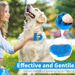 3-Piece Dog Bath Brush Set with Shampoo and Adjustable Massage Brush for a Relaxing and Effective Cleaning Experience. — photo 9