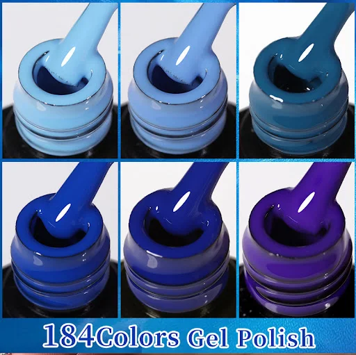 Title 1, Populaire set glitter nagellijm effen kleur. Vo...