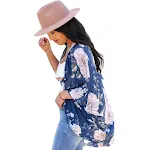 Women's Long-sleeved Printed Chiffon Shirts Sun Protection Beach Blouse Lightweight and breathable summer wear — photo 5