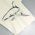 Trendy Men's Cotton T-shirt with Shark Print, Short Sleeve, Loose Cut. Comfortable and stylish summer tee for a casual, — photo 13