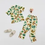 Tiger Print Cotton Gauze Loose and Cute Short Sleeve Thin Homewear. Breathable and comfy nightwear, perfect for lounging — photo 12