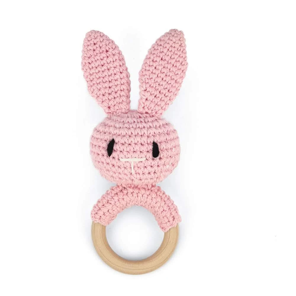 Chocalho Bebê Pulseira Animal Cartoon Tecido à Mão Boneca Calmante Recém-Nascido Brinquedo Macio Estimulação Sensorial Seguro — foto 2