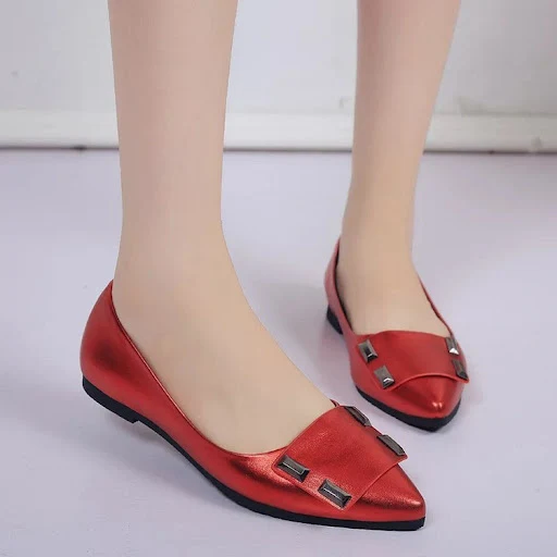 Title 4, Womens shallow mouth pointed flat shoes, comfo...