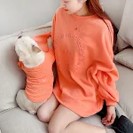 Panda Clothes Embroidery Kitty Pet Parent-child Outfit – Matching Family Sets – Comfortable and Cute Outfits for You and — photo 1