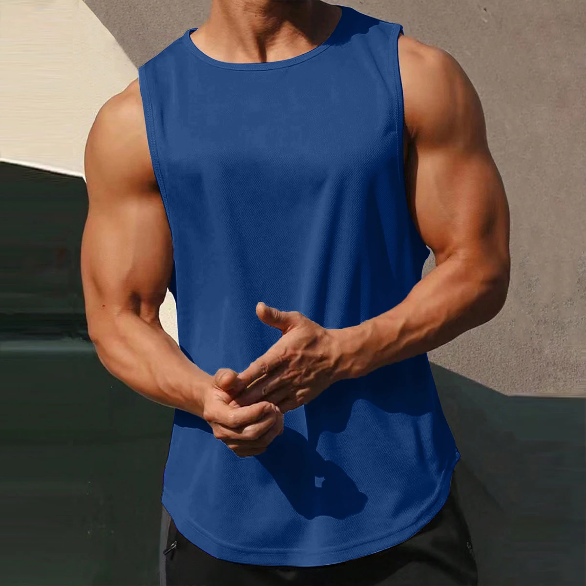 Men's Summer Loose Breathable Quick-drying Sleeveless Vest Perfect for hot weather and outdoor activities Comfortable an — photo 8