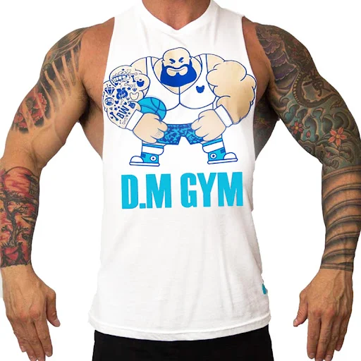 Title 6, Round neck solid color printed trendy sleeveles...