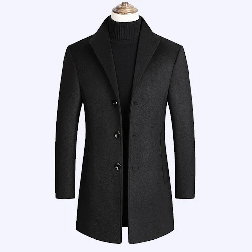 Title 3, Business Casual Plus Mens Cotton Wool Coat, Wo...