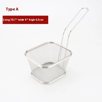 304 Stainless Steel Mini Chips Basket for Crispy Frying. Perfect for individual portions of fries, snacks, and delicious — photo 5