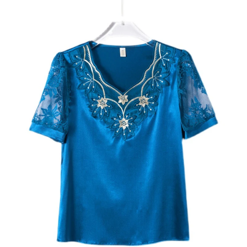 Women's Short Sleeved Chiffon Shirt Lightweight and breathable Perfect for summer Easy to wear and versatile Suitable fo — photo 2