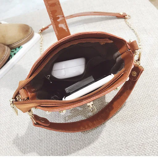 Title 7, Small Women Messenger Bag Oceanic Bucket Bag Ne...