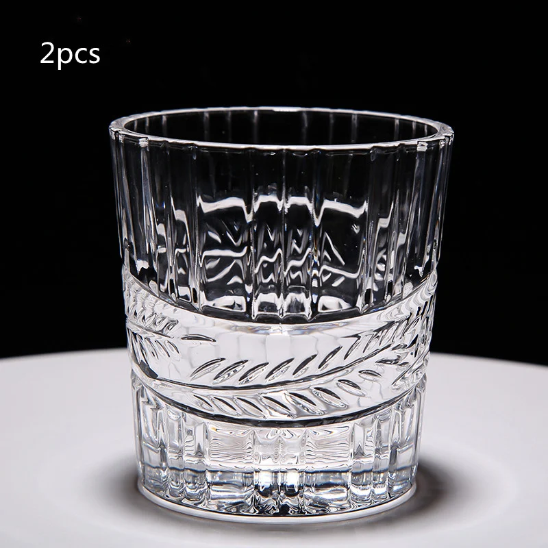 Heat-resistant whiskey glass, lead-free crystal, Nordic style. Perfect for home use, wine or beer. 280ML capacity. Enjoy — photo 3
