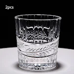 Heat-resistant whiskey glass, lead-free crystal, Nordic style. Perfect for home use, wine or beer. 280ML capacity. Enjoy — photo 3