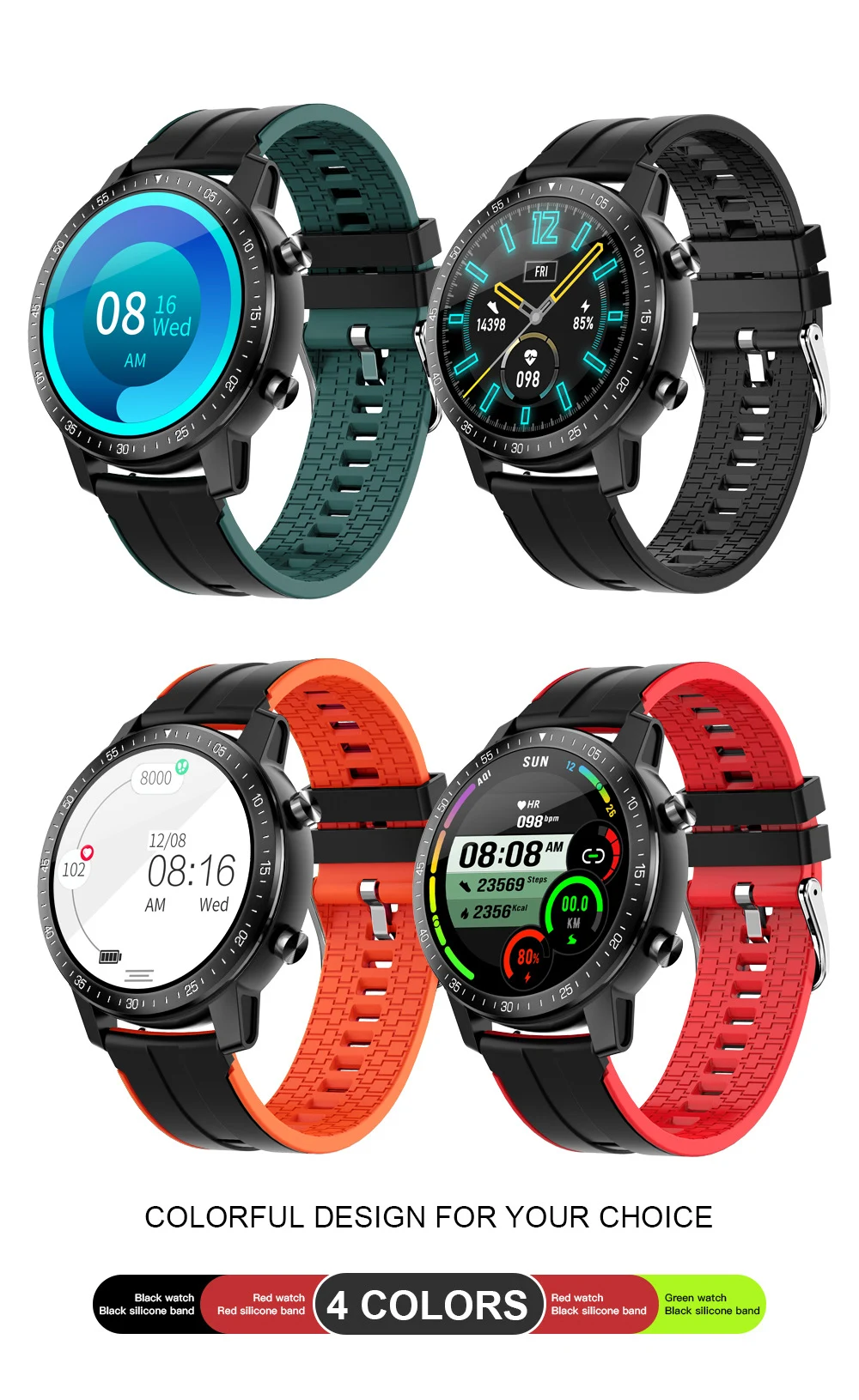 Title 6, Smartwatch for monitoring and photographing. Tr...