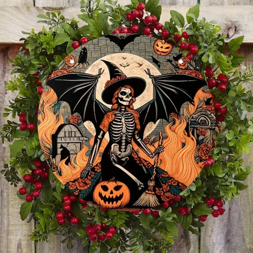 Title 4, Creative Wooden Craft Door Plate Ornaments Roun...