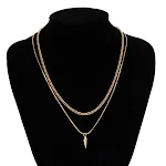 Colar Niche Rivet Masculino Corrente Longa Hip Hop Moderno Ornamento Legal para Suéter Estiloso e Atraente — foto 10
