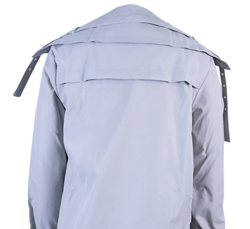 Title 5, Casual trenchcoat met grote revers, middellange...