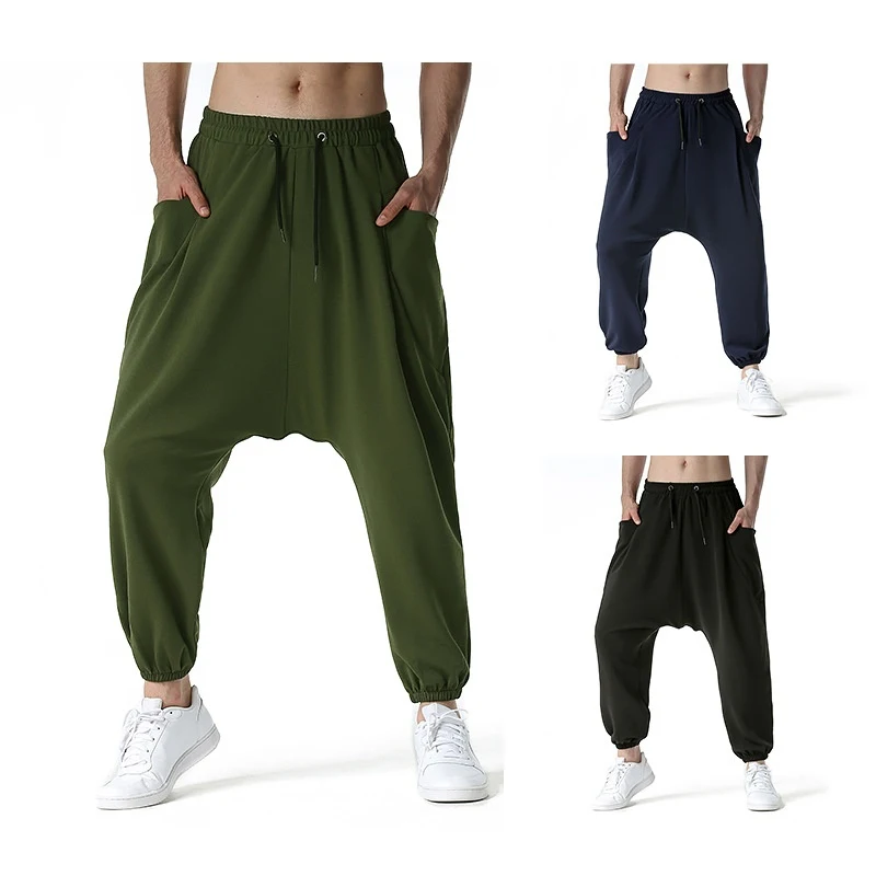 Men's Big Pocket Harem Hot Baggy Sports Pants, Comfortable and Stylish, Perfect for Exercise, Running, and Casual Wear. — photo 3