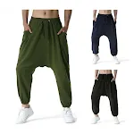 Men's Big Pocket Harem Hot Baggy Sports Pants, Comfortable and Stylish, Perfect for Exercise, Running, and Casual Wear. — photo 3