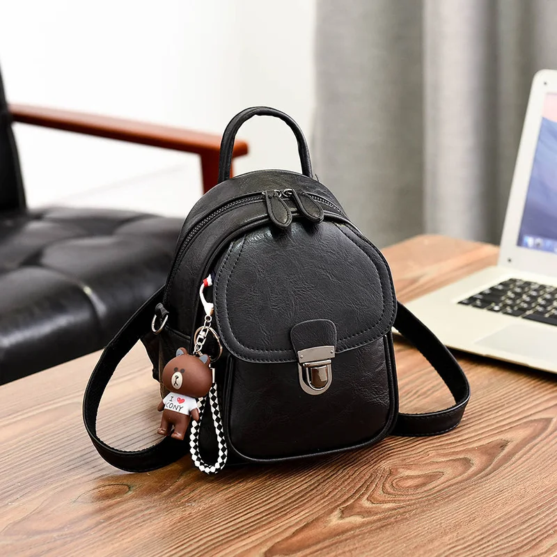 Mochila Mini Feminina Coreana Casual Dupla Função Versátil Bolso e Mochila Design Moderno Ideal para Mulheres Práticas e Estilosas — foto 5