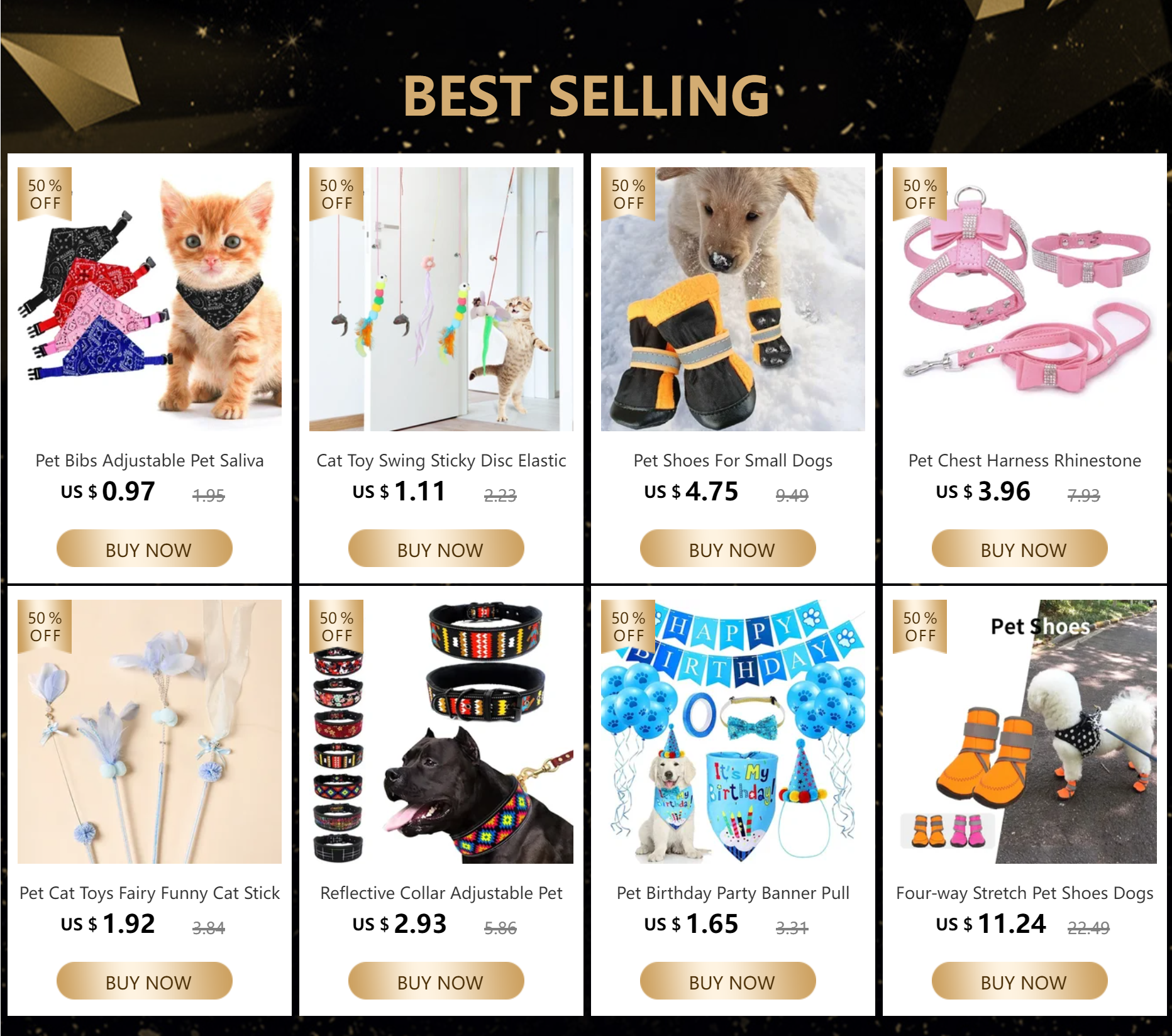 Title 1, 4pcs Kitten Cat Toys Wide Durable Heavy Gauge C...