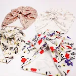 Chapéu de bebê de poliéster com laço e impressão criativa para meninas. Gorro infantil para bebês. Macio e confortável, perfeito para o dia a dia. — foto 22