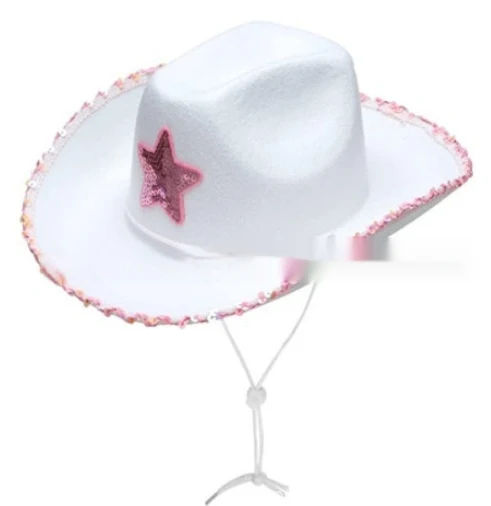 Title 5, Surrounding Border Five-pointed Star Cowboy Hat...