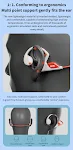 Bone Conduction Wireless Bluetooth Headset for comfortable, safe listening during sports and work. Open-ear design with — photo 8
