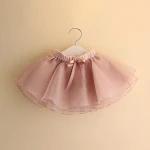 Falda Puffy para niña bebé estudiante, falda corta de gasa para danza. Ideal para baile y ocasiones especiales, cómoda y linda. — foto 1