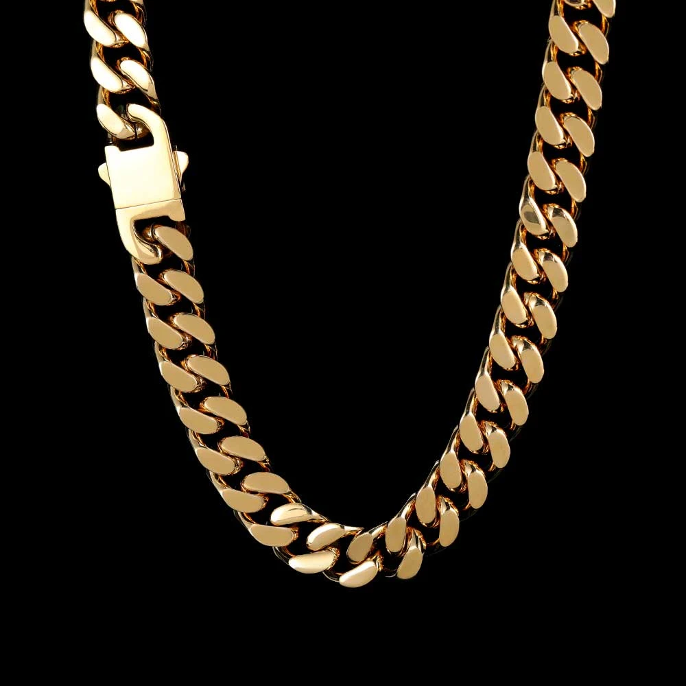 Corrente Cubana Grind Quatro Lados Cifrada Hip Hop em Aço Inoxidável – Estilo e Segurança no Seu Visual, Perfeita para o Seu Som. — foto 7