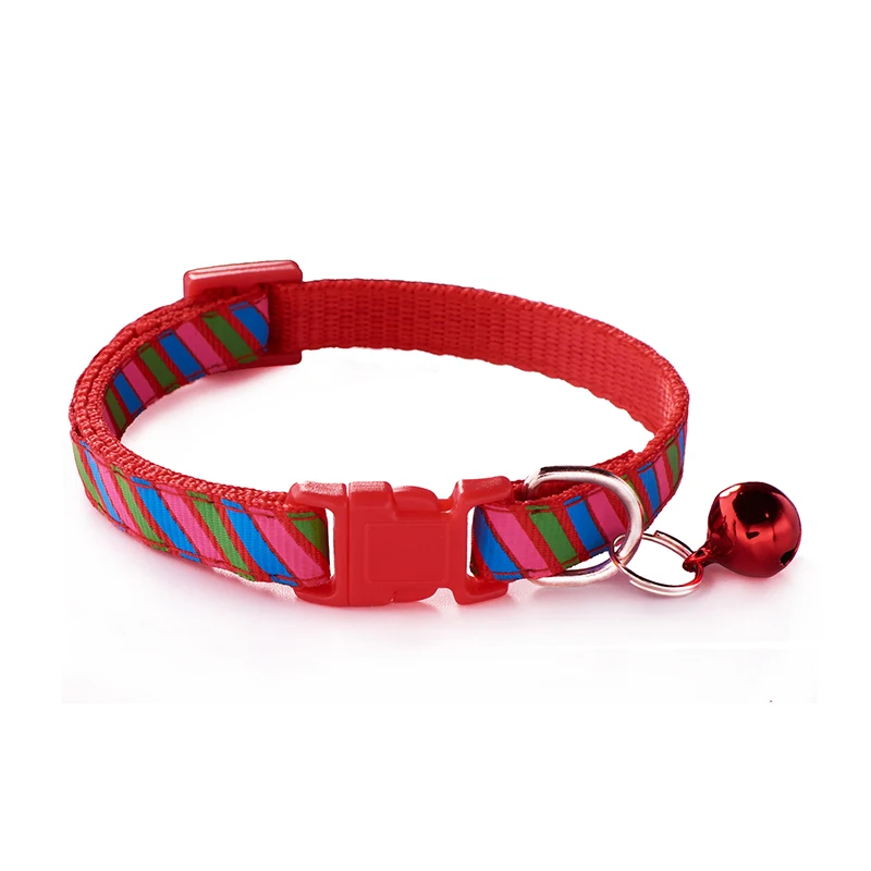 Title 6, Twill Printed Cloth Collar Pet Bells for safety...