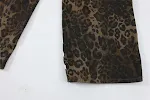 Men's Leopard Print Denim Straight-leg Pants. Stylish, comfortable, and versatile jeans for a bold, modern look. — photo 3
