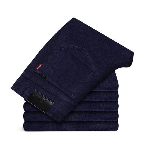 Title 3, Mens High-Waist Straight-Leg Trousers Loose an...