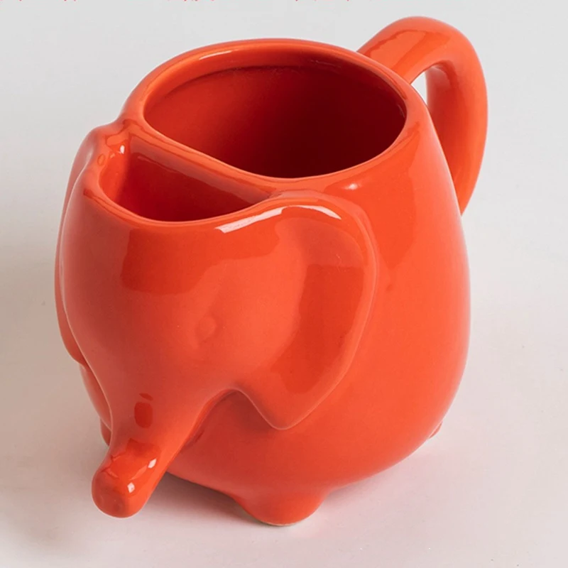 Elephant 3D Mug Ceramic Cup Enjoy your coffee, tea, or hot chocolate in style. Perfect gift for animal lovers or anyone. — photo 13