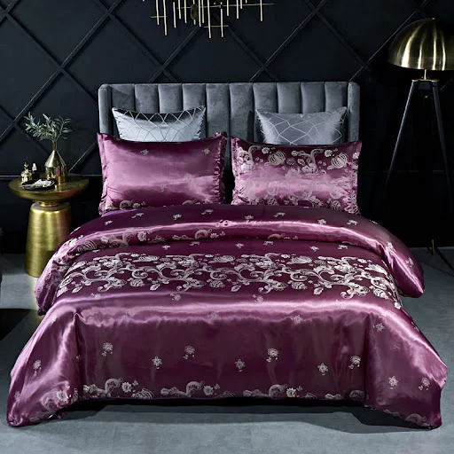 Title 7, Luxurious Jacquard duvet cover set for ultimate...
