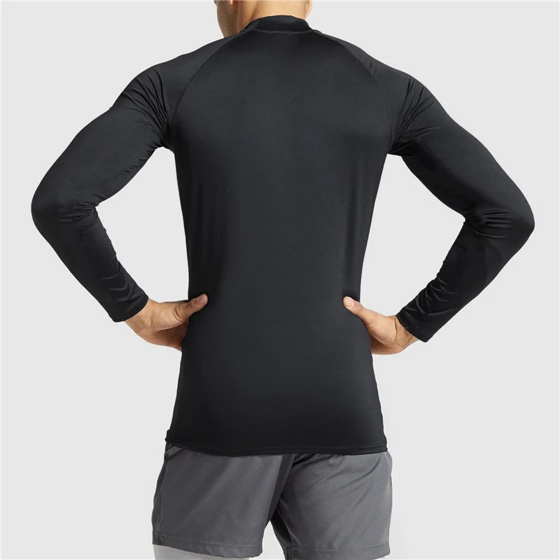 Title 4, Mens Fitness Printed Tight Long-sleeved T-shir...
