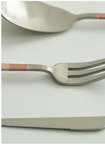 Title 3, Stainless Steel Western Steak Knife Fork Desser...
