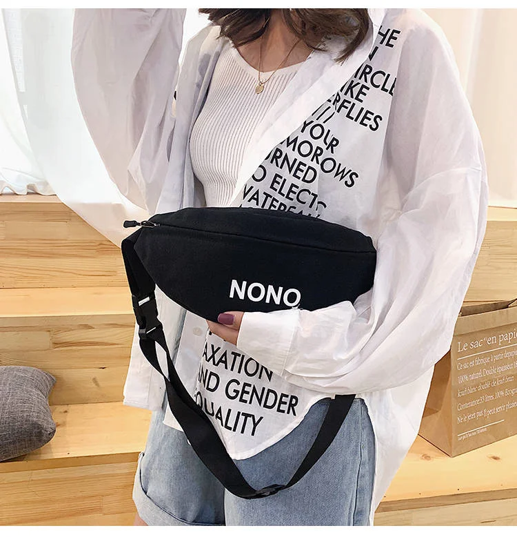 Canvas chest bag for men and women, perfect for travel and everyday use. Crossbody design, lightweight and secure for ca — photo 7